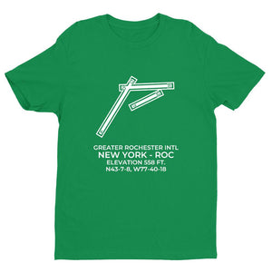 roc rochester ny t shirt, Green