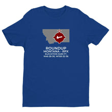 Load image into Gallery viewer, RPX facility map in ROUNDUP; MONTANA, Royal Blue