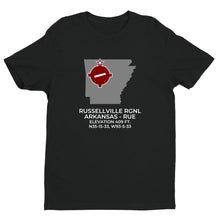 Load image into Gallery viewer, RUSSELLVILLE RGNL in RUSSELLVILLE; ARKANSAS (RUE; KRUE) T-Shirt