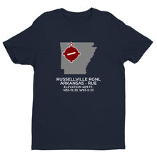Load image into Gallery viewer, RUSSELLVILLE RGNL in RUSSELLVILLE; ARKANSAS (RUE; KRUE) T-Shirt