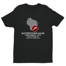 Load image into Gallery viewer, RYV facility map in WATERTOWN; WISCONSIN, Black
