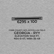 Load image into Gallery viewer, ryy atlanta ga t shirt, Gray
