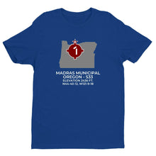 Load image into Gallery viewer, S33 facility map in MADRAS; OREGON, Royal Blue