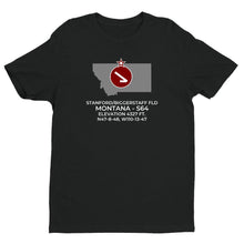 Load image into Gallery viewer, S64 facility map in STANFORD; MONTANA, Black