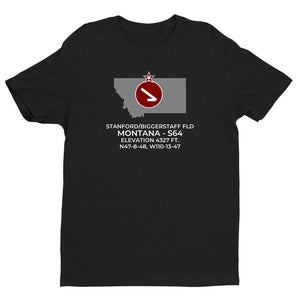 S64 facility map in STANFORD; MONTANA, Black