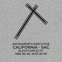Load image into Gallery viewer, sac sacramento ca t shirt, Gray