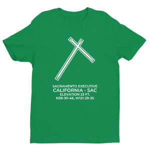 sac sacramento ca t shirt, Green