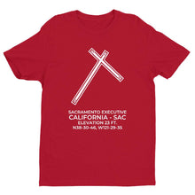 Load image into Gallery viewer, sac sacramento ca t shirt, Red