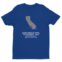 Load image into Gallery viewer, SAN facility map in SAN DIEGO; CALIFORNIA, Royal Blue