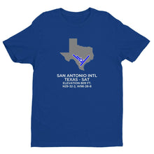 Load image into Gallery viewer, SAT facility map in SAN ANTONIO; TEXAS, Royal Blue
