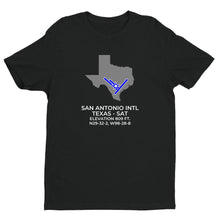Load image into Gallery viewer, SAT facility map in SAN ANTONIO; TEXAS, Black