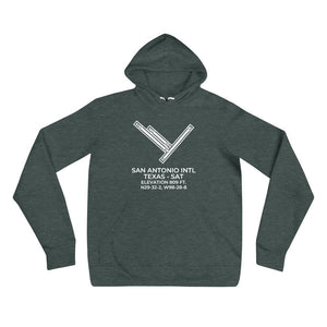 SAT facility map in SAN ANTONIO; TEXAS Hoodie