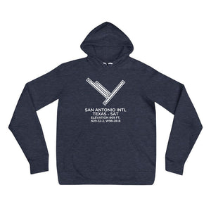 SAT facility map in SAN ANTONIO; TEXAS Hoodie