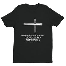 Load image into Gallery viewer, sav savannah ga t shirt, Black