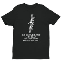 Load image into Gallery viewer, K.I. SAWYER AFB near MARQUETTE; MICHIGAN (MI) T-Shirt