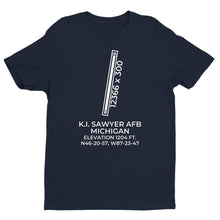 Load image into Gallery viewer, K.I. SAWYER AFB near MARQUETTE; MICHIGAN (MI) T-Shirt