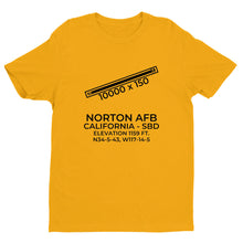 Load image into Gallery viewer, NORTON AFB (SBD; KSBD) in SAN BERNADINO; CALIFORNIA (CA) c.1990 T-Shirt