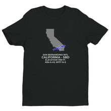 Load image into Gallery viewer, SBD facility map in SAN BERNARDINO; CALIFORNIA, Black