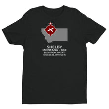 Load image into Gallery viewer, SBX facility map in SHELBY; MONTANA, Black