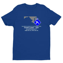 Load image into Gallery viewer, SBY facility map in SALISBURY; MARYLAND, Royal Blue
