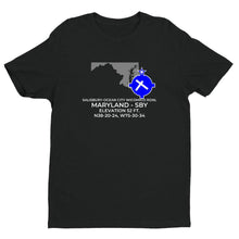 Load image into Gallery viewer, SBY facility map in SALISBURY; MARYLAND, Black