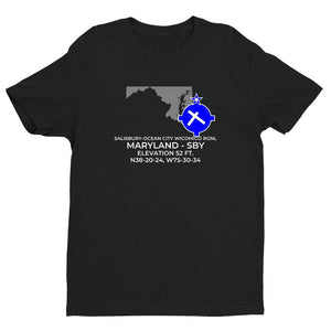 SBY facility map in SALISBURY; MARYLAND, Black