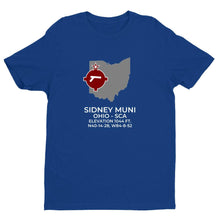 Load image into Gallery viewer, SCA facility map in SIDNEY; OHIO, Royal Blue