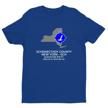 Load image into Gallery viewer, SCH facility map in SCHENECTADY; NEW YORK, Royal Blue
