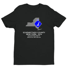 Load image into Gallery viewer, SCH facility map in SCHENECTADY; NEW YORK, Black