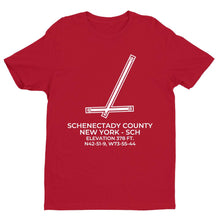 Load image into Gallery viewer, sch schenectady ny t shirt, Red