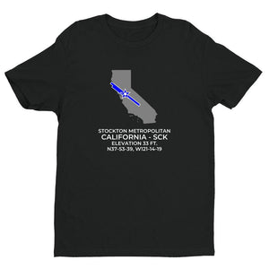 SCK facility map in STOCKTON; CALIFORNIA, Black