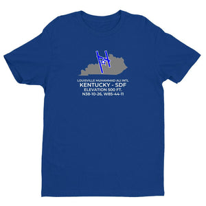 SDF facility map in LOUISVILLE; KENTUCKY, Royal Blue