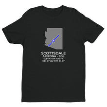 Load image into Gallery viewer, SDL facility map in SCOTTSDALE; ARIZONA, Black