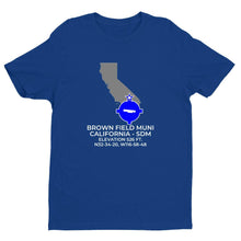 Load image into Gallery viewer, SDM facility map in SAN DIEGO; CALIFORNIA, Royal Blue