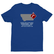 Load image into Gallery viewer, SDY facility map in SIDNEY; MONTANA, Royal Blue