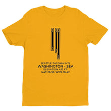 Load image into Gallery viewer, sea seattle wa t shirt, Yellow