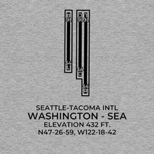 Load image into Gallery viewer, sea seattle wa t shirt, Gray