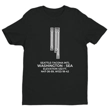 Load image into Gallery viewer, sea seattle wa t shirt, Black