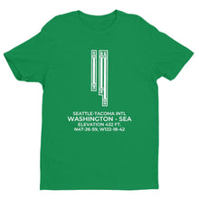 Load image into Gallery viewer, sea seattle wa t shirt, Green