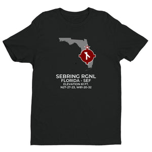 SEF facility map in SEBRING; FLORIDA, Black