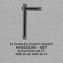 Load image into Gallery viewer, set st charles mo t shirt, Gray