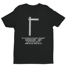 Load image into Gallery viewer, set st charles mo t shirt, Black