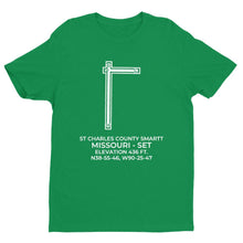 Load image into Gallery viewer, set st charles mo t shirt, Green