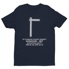 Load image into Gallery viewer, set st charles mo t shirt, Navy