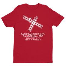 Load image into Gallery viewer, SAN FRANCISCO INTL in SAN FRANCISCO; CALIFORNIA (SFO; KSFO) T-Shirt