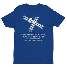Load image into Gallery viewer, SAN FRANCISCO INTL in SAN FRANCISCO; CALIFORNIA (SFO; KSFO) T-Shirt