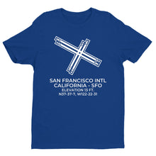 Load image into Gallery viewer, SAN FRANCISCO INTL in SAN FRANCISCO; CALIFORNIA (SFO; KSFO) T-Shirt