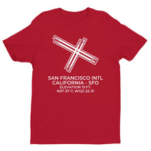 Load image into Gallery viewer, SAN FRANCISCO INTL in SAN FRANCISCO; CALIFORNIA (SFO; KSFO) T-Shirt