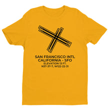 Load image into Gallery viewer, SAN FRANCISCO INTL in SAN FRANCISCO; CALIFORNIA (SFO; KSFO) T-Shirt