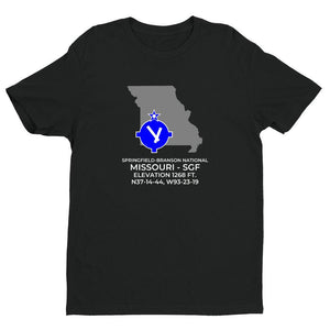 SGF facility map in SPRINGFIELD; MISSOURI, Black